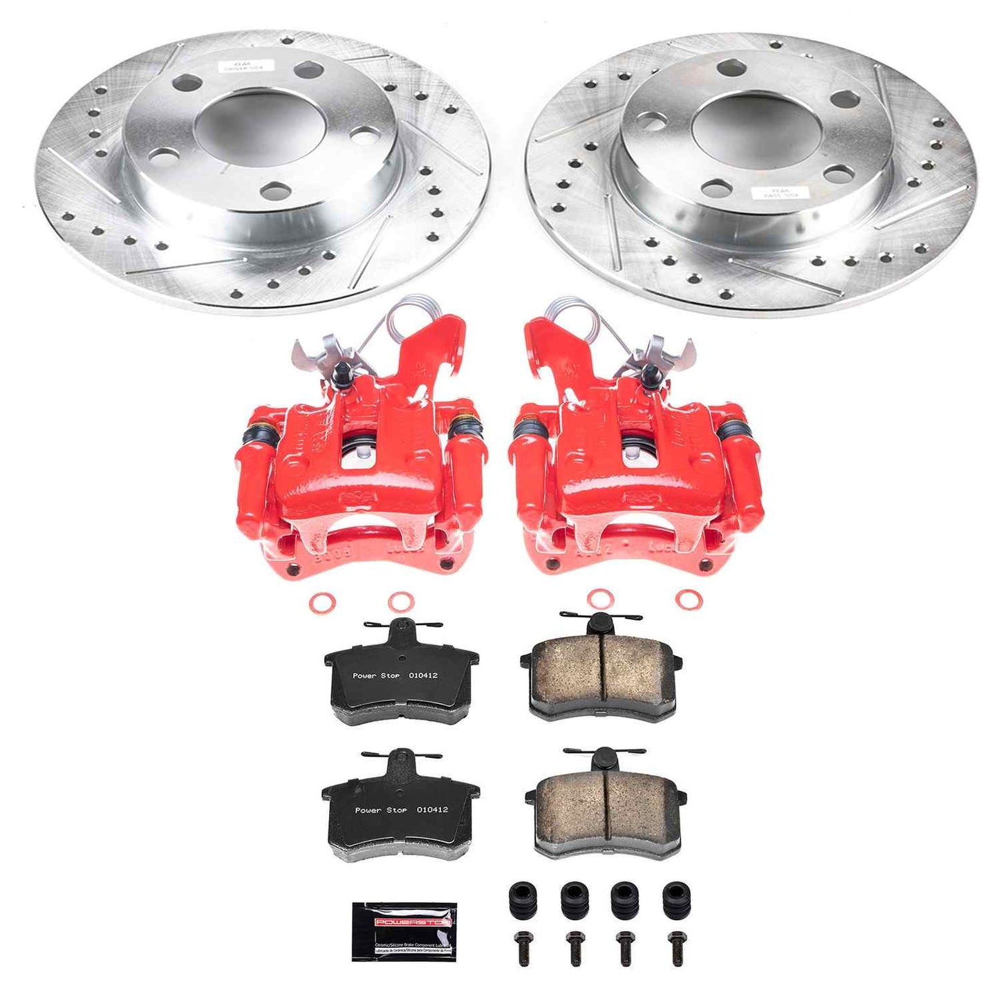 PowerStop Power Stop 96-01 Audi A4 Quattro Z23 Evolution Kit w/ Calipers - Rear KC584
