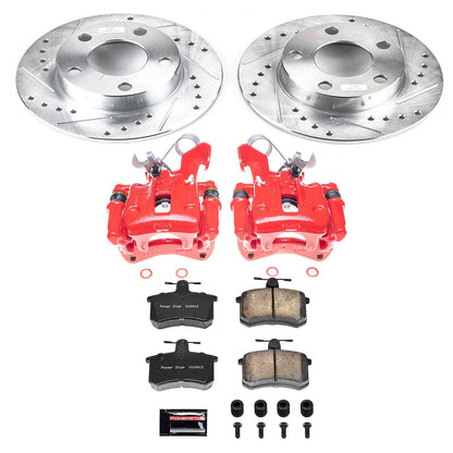 PowerStop Power Stop 96-01 Audi A4 Quattro Z23 Evolution Kit w/ Calipers - Rear KC584