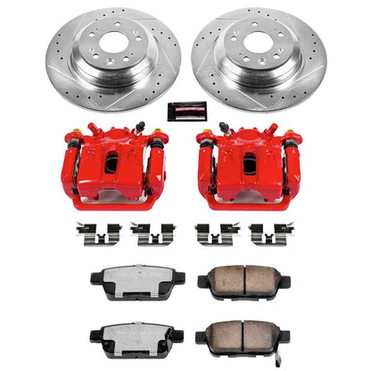 PowerStop Power Stop 09-14 Acura TL Rear Z36 Truck & Tow Brake Kit w/Calipers KC5854-36