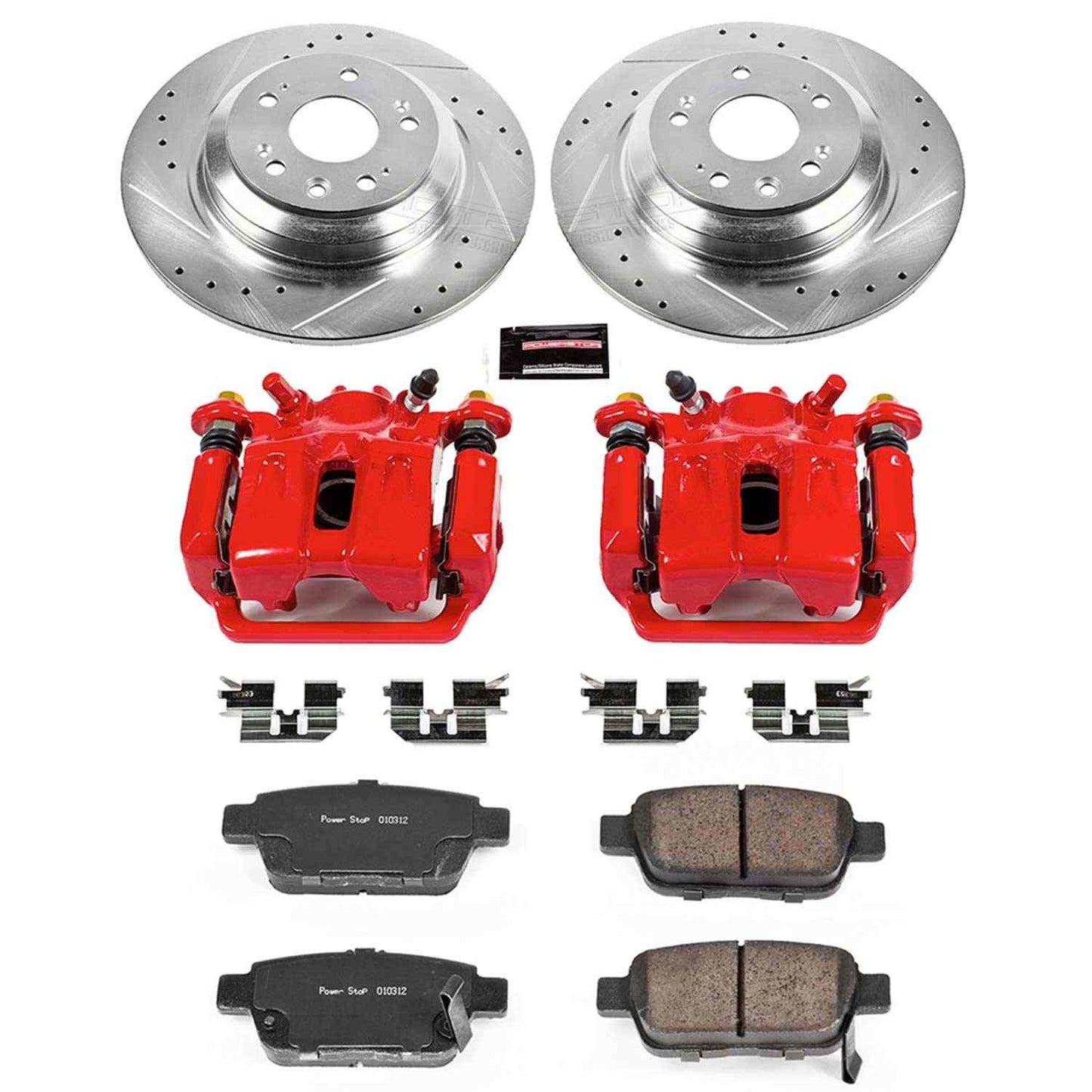 PowerStop Power Stop 09-14 Acura TL Z23 Evolution Kit w/ Calipers - Rear KC5854