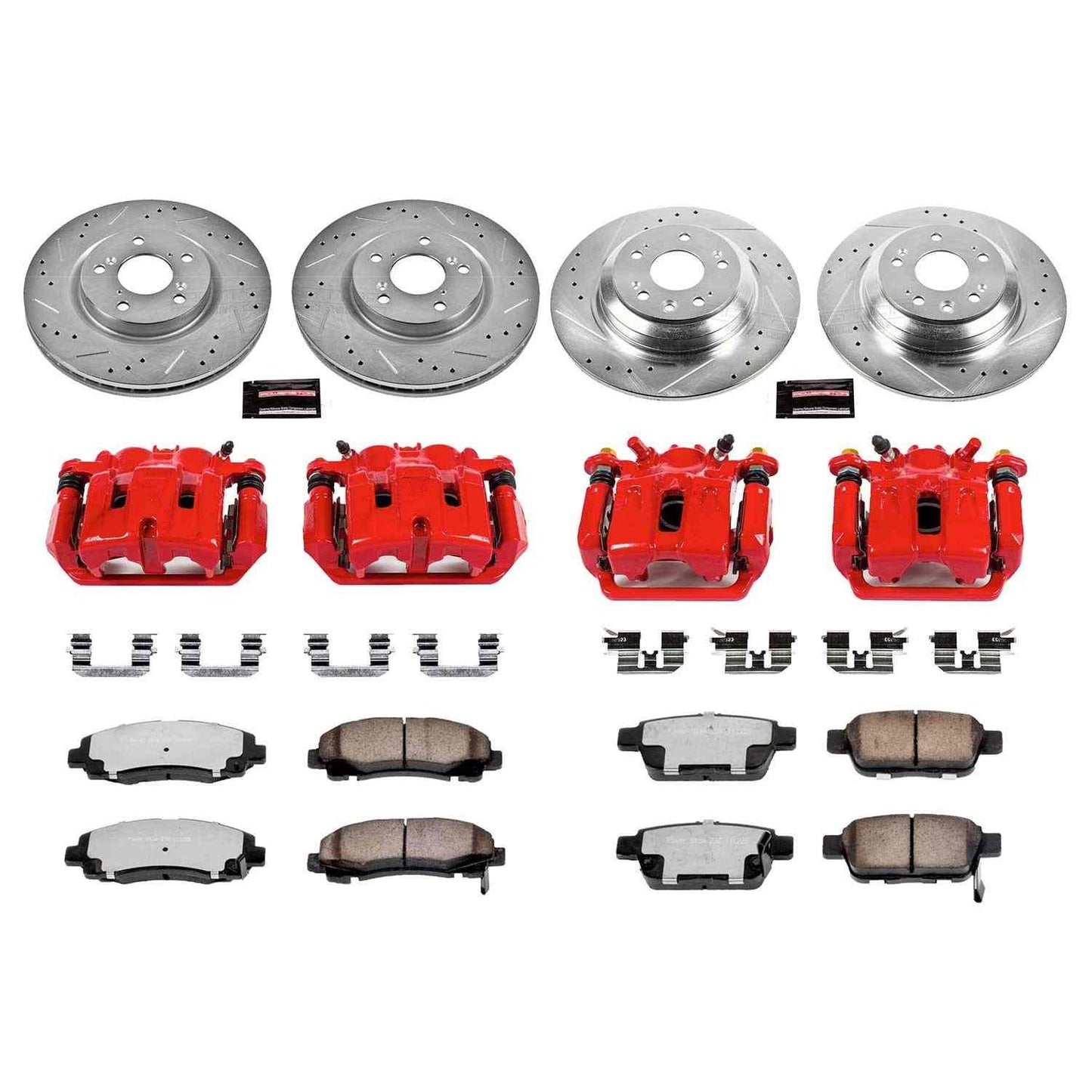 PowerStop Power Stop 09-14 Acura TL Z36 Truck and Tow Kit w/ Calipers - Front and Rear KC5856-36