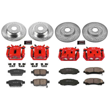 PowerStop Power Stop 09-14 Acura TL Z23 Evolution Kit w/ Calipers - Front and Rear KC5856