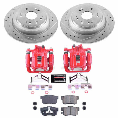 PowerStop Power Stop 10-11 Honda Accord Crosstour Z23 Evolution Kit w/ Calipers - Rear KC5859