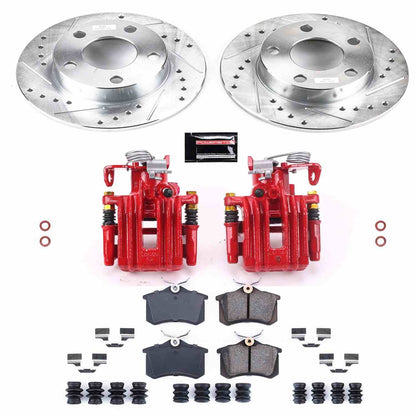 PowerStop Power Stop 99-05 Volkswagen Passat Z23 Evolution Kit w/ Calipers - Rear KC585