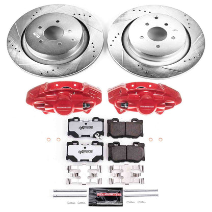 PowerStop Power Stop 09-13 Infiniti FX50 Rear Z26 Street Warrior Brake Kit w/Calipers KC5861-26