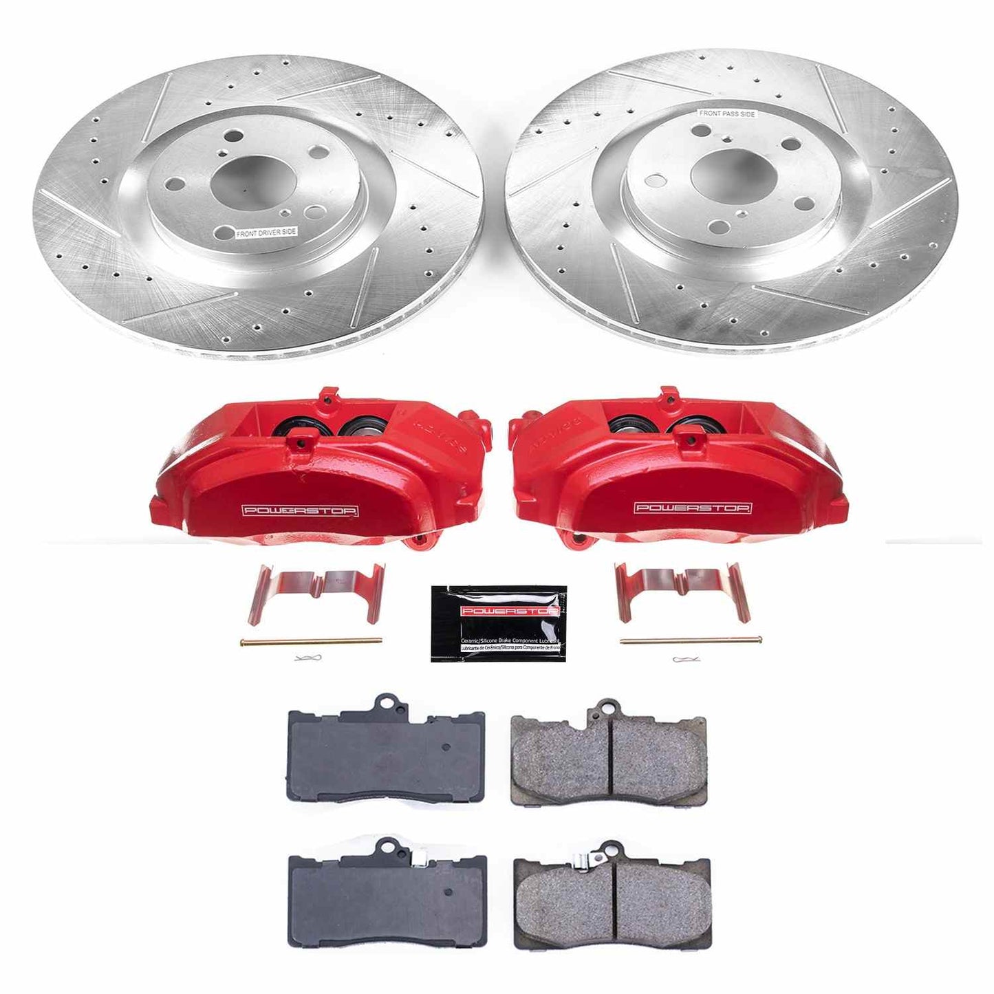 PowerStop Power Stop 09-11 Lexus GS350 Z23 Evolution Kit w/ Calipers - Front KC5868