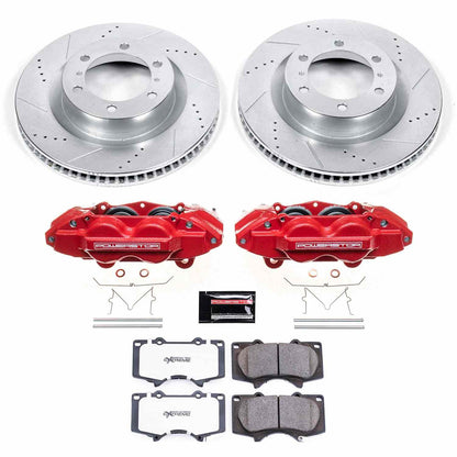 PowerStop Power Stop 10-15 Lexus GX460 Front Z36 Truck & Tow Brake Kit w/Calipers KC5873-36
