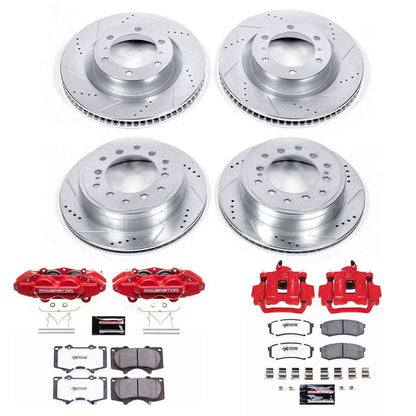 PowerStop Power Stop 10-15 Lexus GX460 Z36 Truck and Tow Kit w/ Calipers - Front and Rear KC5874-36