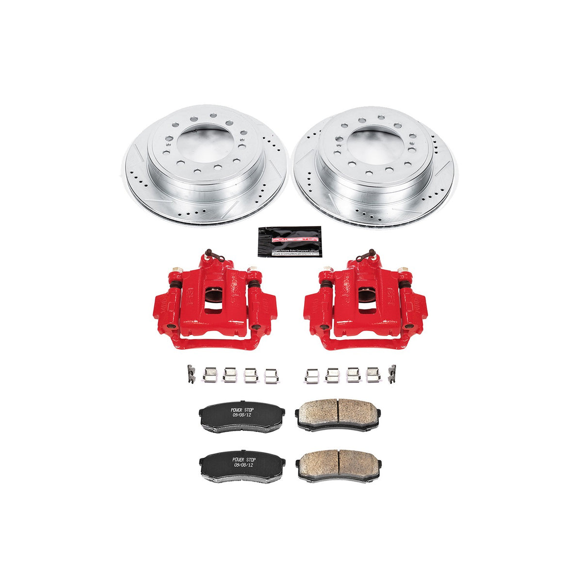 PowerStop Power Stop 10-14 Toyota FJ Cruiser Z23 Evolution Kit w/ Calipers - Rear KC5875A
