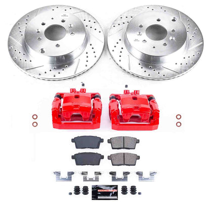 PowerStop Power Stop 07-15 Mazda CX-9 Z23 Evolution Kit w/ Calipers - Rear KC5877A