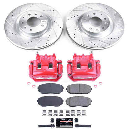 PowerStop Power Stop 11-15 Mazda CX-9 Z23 Evolution Kit w/ Calipers - Front KC5878A