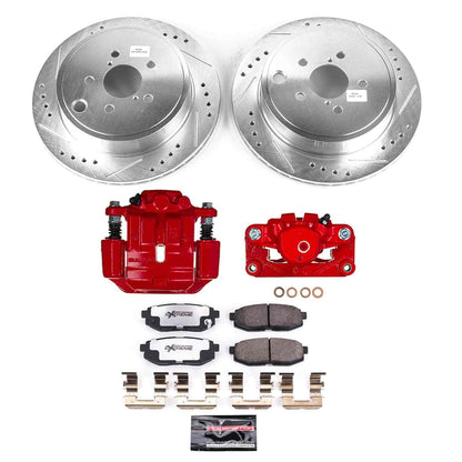 PowerStop Power Stop 10-14 Subaru Outback Rear Z26 Street Kit w/Calipers KC5883A-26