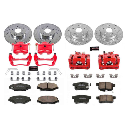 PowerStop Power Stop 11-12 Honda Accord Z23 Evolution Kit w/ Calipers - Front and Rear KC5934