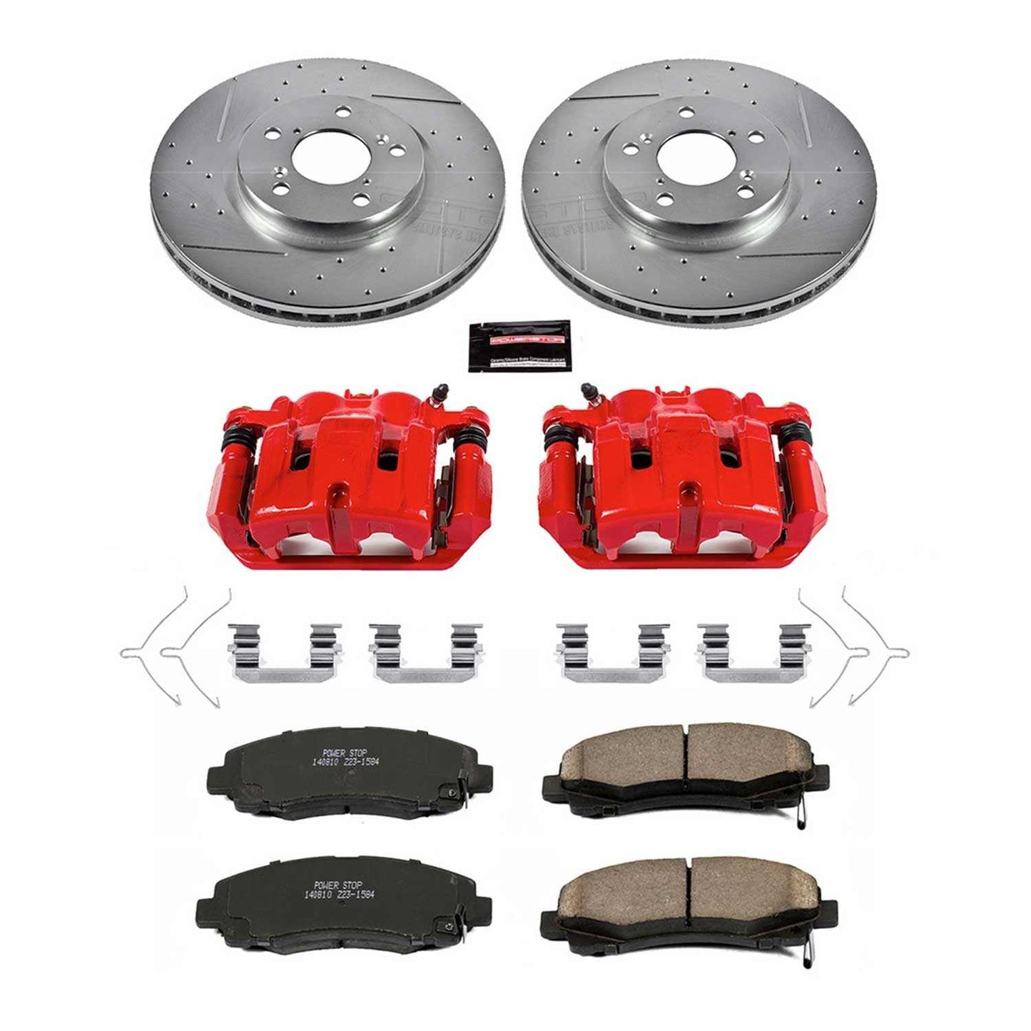 PowerStop Power Stop 12-14 Honda Ridgeline Z23 Evolution Kit w/ Calipers - Front KC5939