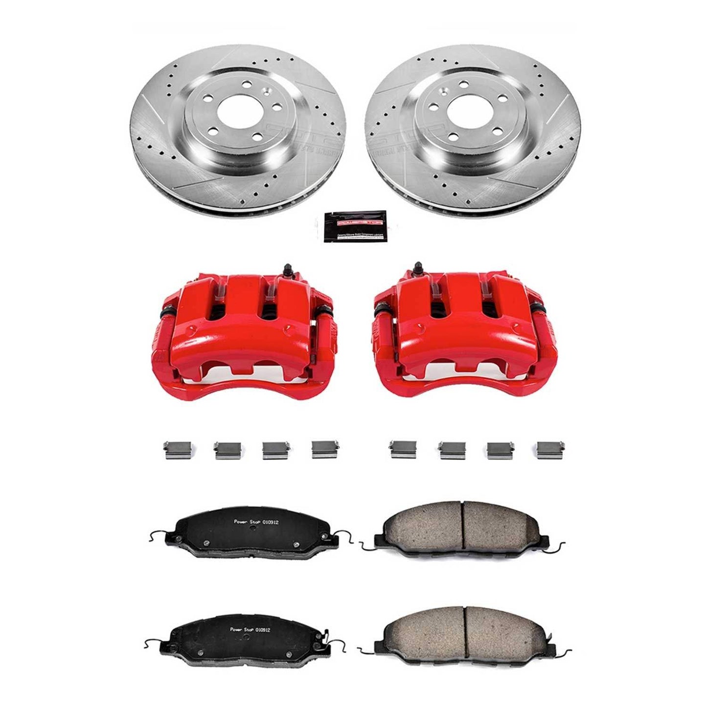 PowerStop Power Stop 11-14 Ford Mustang Z23 Evolution Kit w/ Calipers - Front KC5944