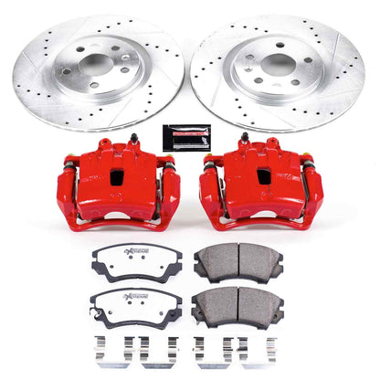 PowerStop Power Stop 11-17 Chevrolet Caprice Front Z26 Street Warrior Brake Kit w/Calipers KC5948-26