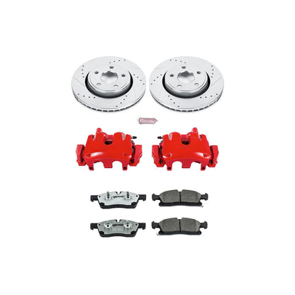 PowerStop Power Stop 11-17 Dodge Durango Front Z26 Street Warrior Brake Kit w/Calipers KC5951-26
