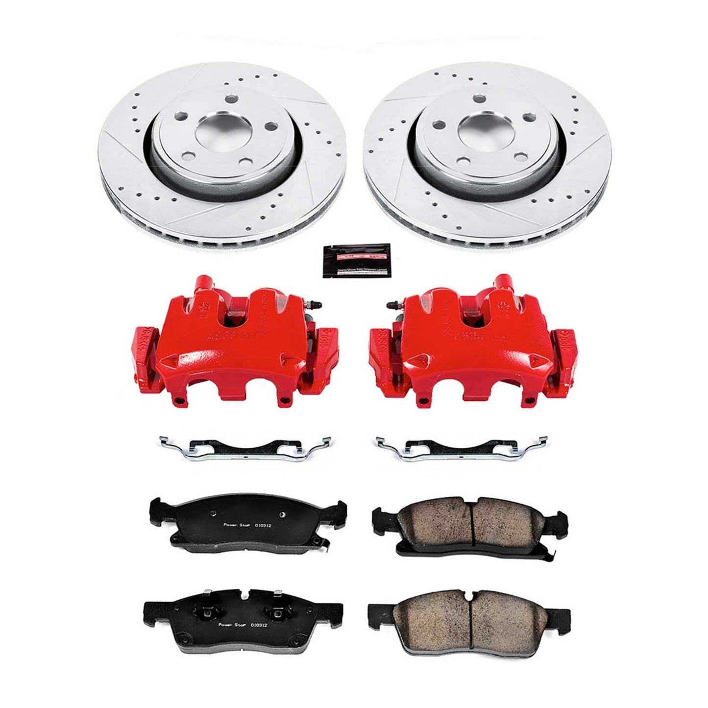 PowerStop Power Stop 11-17 Dodge Durango Z23 Evolution Kit w/ Calipers - Front KC5951