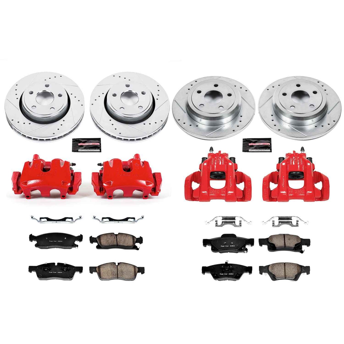 PowerStop Power Stop 11-17 Dodge Durango Z23 Evolution Kit w/ Calipers - Front and Rear KC5952