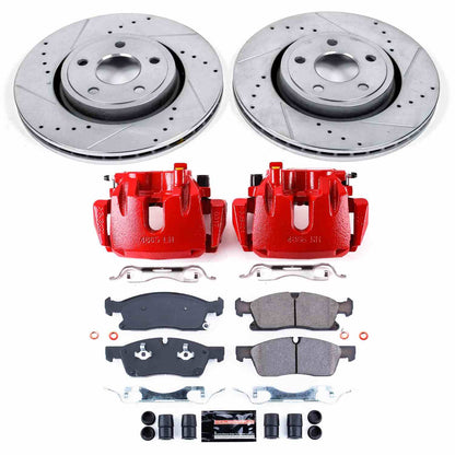 PowerStop Power Stop 11-17 Dodge Durango Z23 Evolution Kit w/ Calipers - Front KC5954
