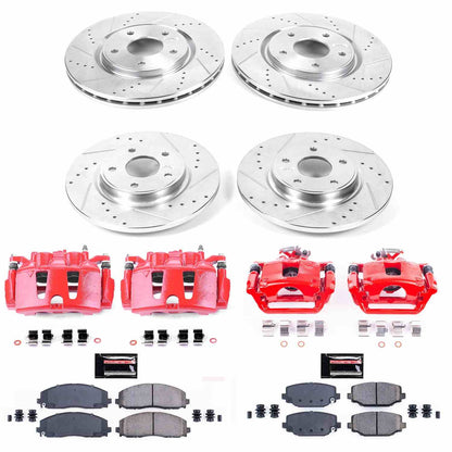 PowerStop Power Stop 12-16 Chrysler Town and Country Z23 Evolution Kit w/ Calipers - Front and Rear KC5960