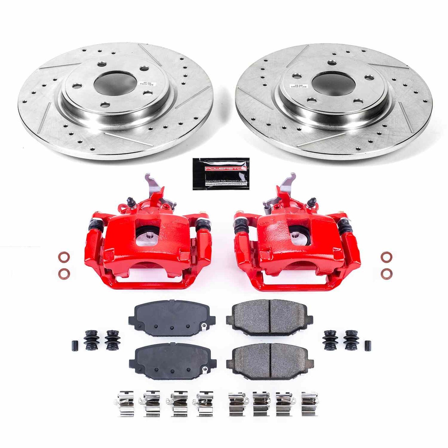 PowerStop Power Stop 12-18 Dodge Journey Z23 Evolution Kit w/ Calipers - Rear KC5961B