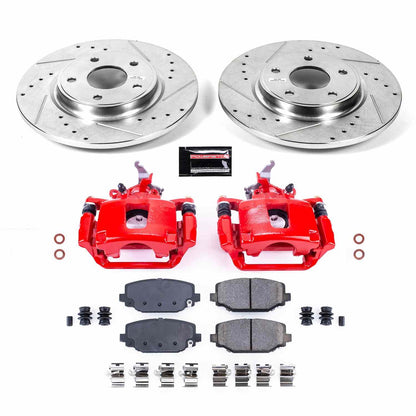 PowerStop Power Stop 12-18 Dodge Journey Z23 Evolution Kit w/ Calipers - Rear KC5961B