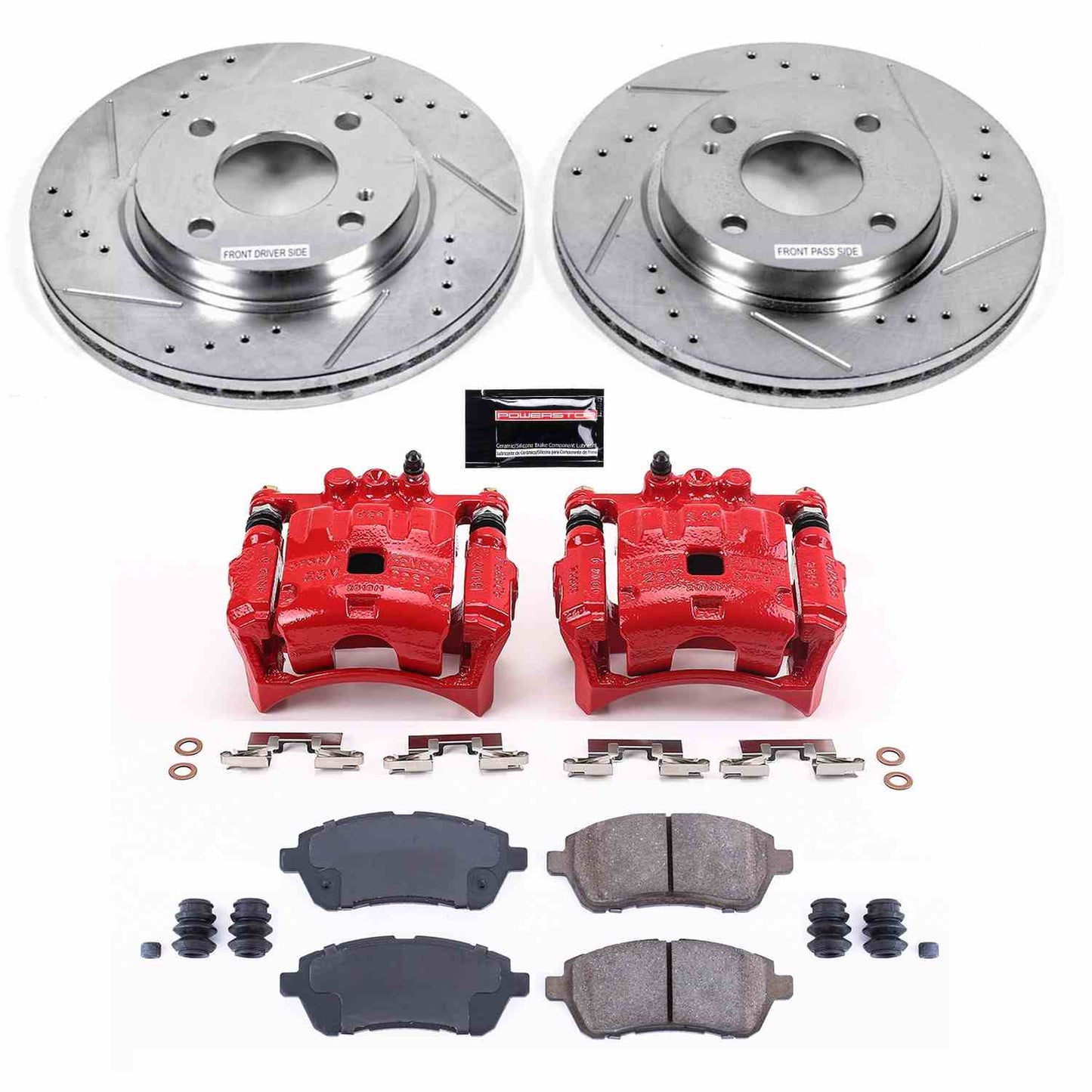 PowerStop Power Stop 11-19 Ford Fiesta Z23 Evolution Kit w/ Calipers - Front KC5969