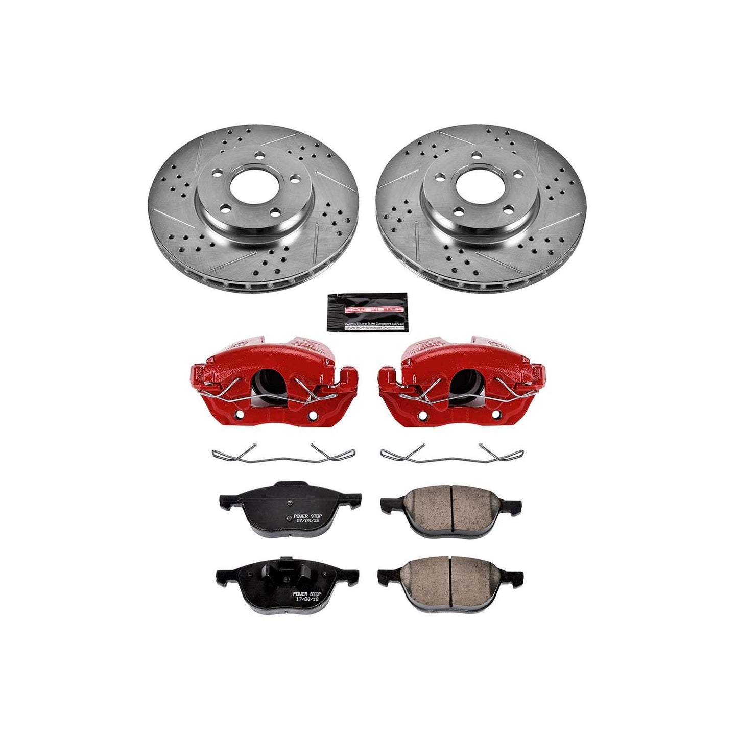 PowerStop Power Stop 13-18 Ford C-Max Z23 Evolution Kit w/ Calipers - Front KC5976A