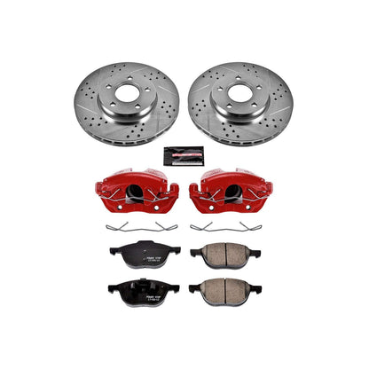 PowerStop Power Stop 13-18 Ford C-Max Z23 Evolution Kit w/ Calipers - Front KC5976A