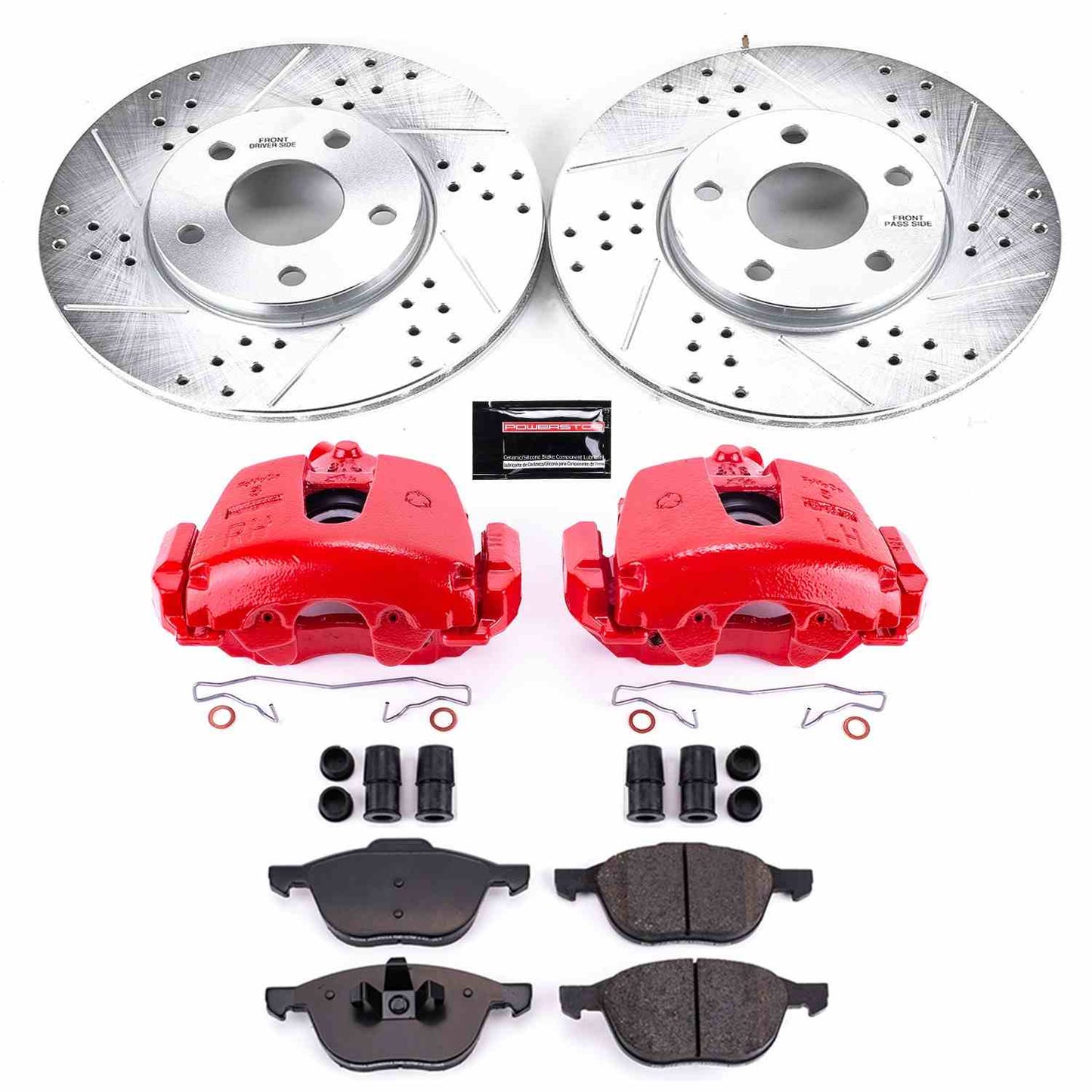 PowerStop Power Stop 12-13 Volvo C30 Z23 Evolution Kit w/ Calipers - Front KC5976B