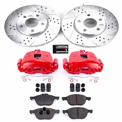 PowerStop Power Stop 12-13 Volvo C30 Z23 Evolution Kit w/ Calipers - Front KC5976B