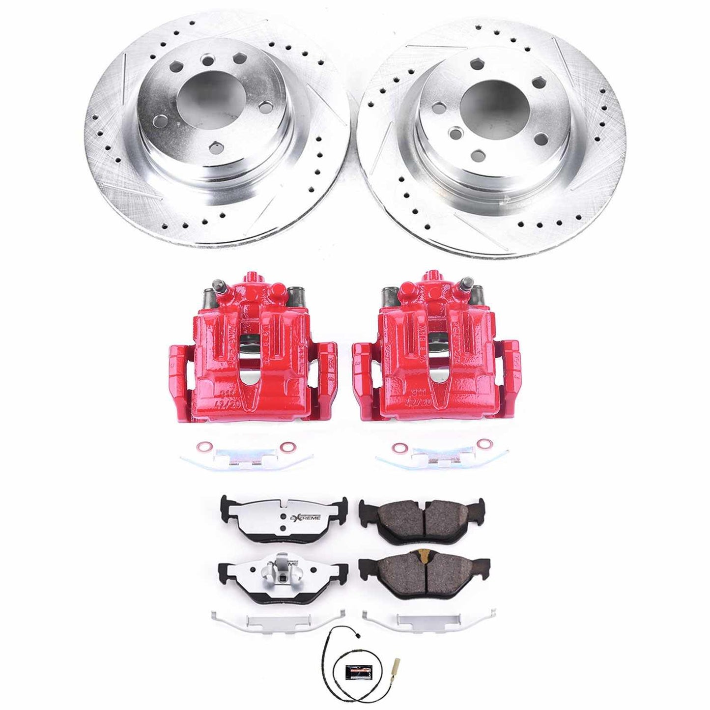 PowerStop Power Stop 11-13 BMW 328i Rear Z26 Street Warrior Brake Kit w/Calipers KC5981-26