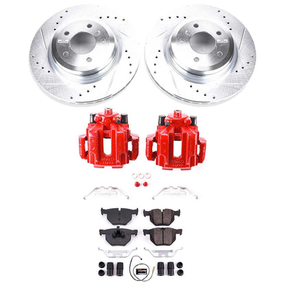 PowerStop Power Stop 11-13 BMW 335i Z23 Evolution Kit w/ Calipers - Rear KC5982