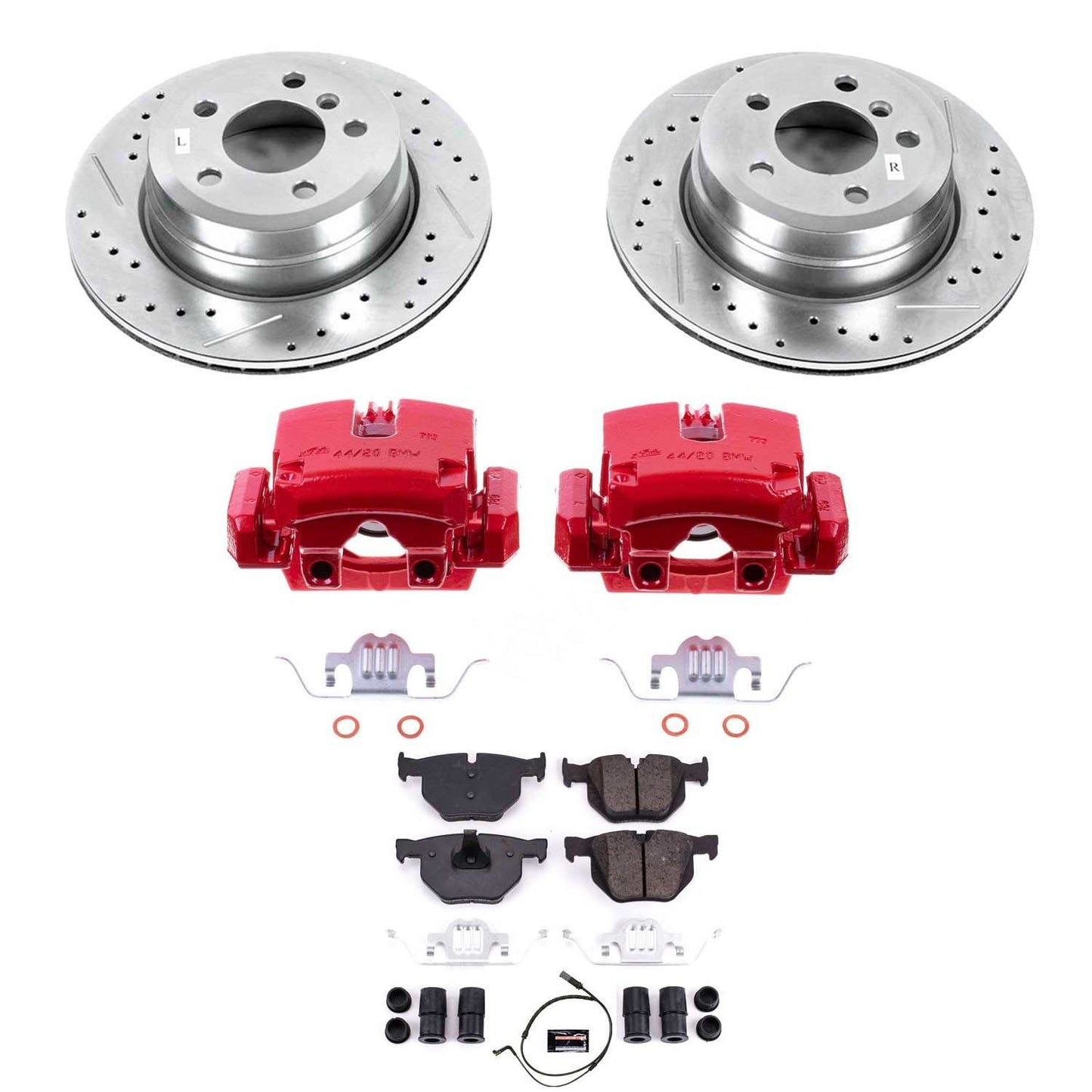 PowerStop Power Stop 07-15 BMW X5 Z23 Evolution Kit w/ Calipers - Rear KC5984