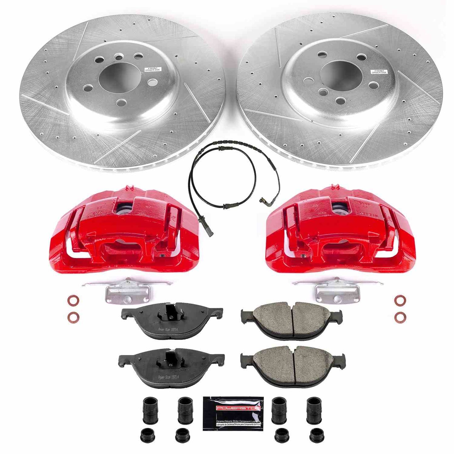 PowerStop Power Stop 09-10 BMW 750i Z23 Evolution Kit w/ Calipers - Front KC6012