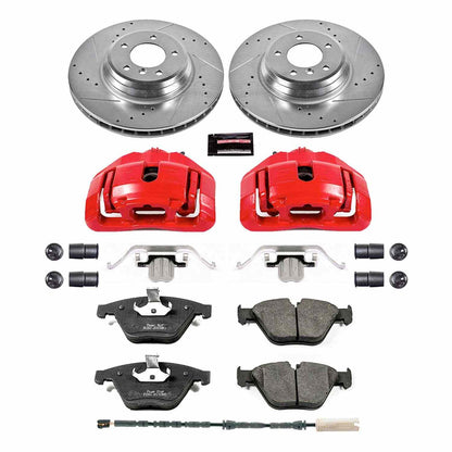 PowerStop Power Stop 11-13 BMW 335i xDrive Z23 Evolution Kit w/ Calipers - Front KC6058