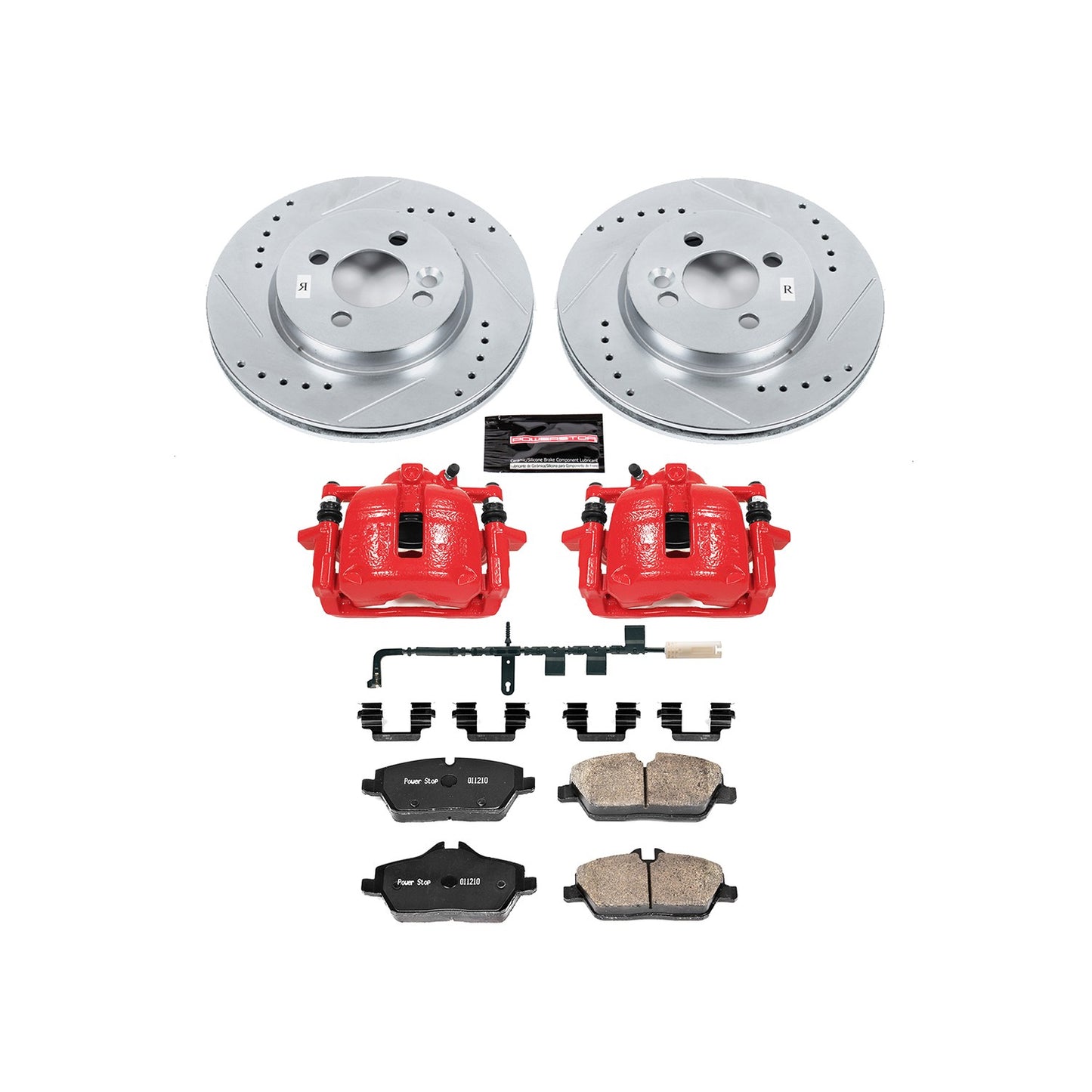 PowerStop Power Stop 07-10 Mini Cooper Z23 Evolution Kit w/ Calipers - Front KC6066