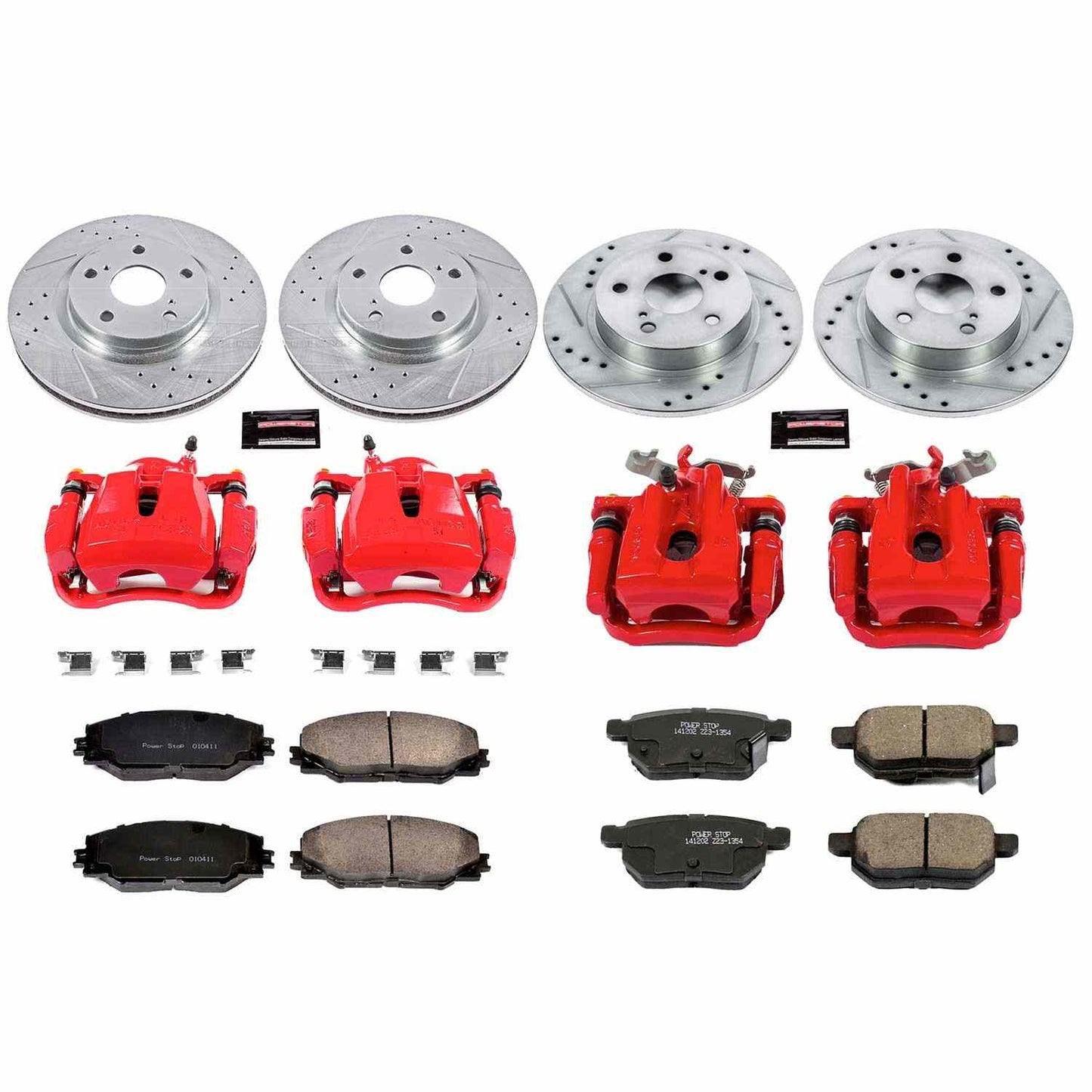 PowerStop Power Stop 11-16 Scion tC Z23 Evolution Kit w/ Calipers - Front and Rear KC6076