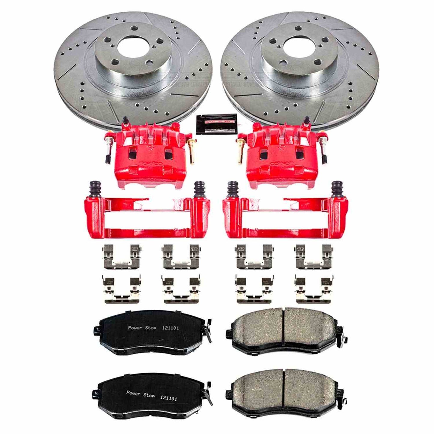PowerStop Power Stop 16-17 Subaru Crosstrek Z23 Evolution Kit w/ Calipers - Front KC6082