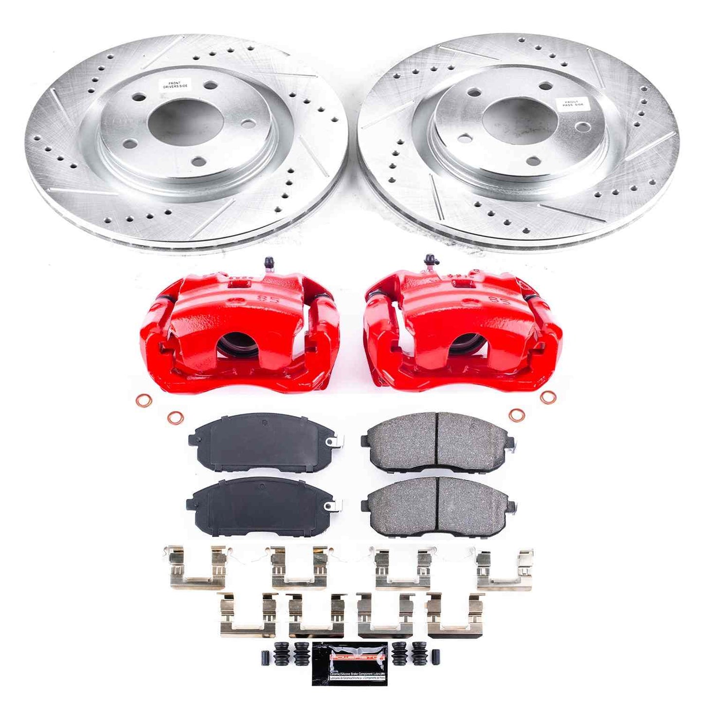 PowerStop Power Stop 11-17 Nissan Juke Z23 Evolution Kit w/ Calipers - Front KC6094