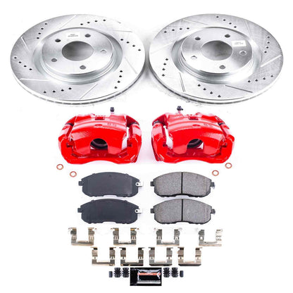 PowerStop Power Stop 11-17 Nissan Juke Z23 Evolution Kit w/ Calipers - Front KC6094
