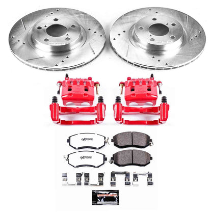 PowerStop Power Stop 11-16 Subaru Impreza Z23 Evolution Kit w/ Calipers - Front KC6111