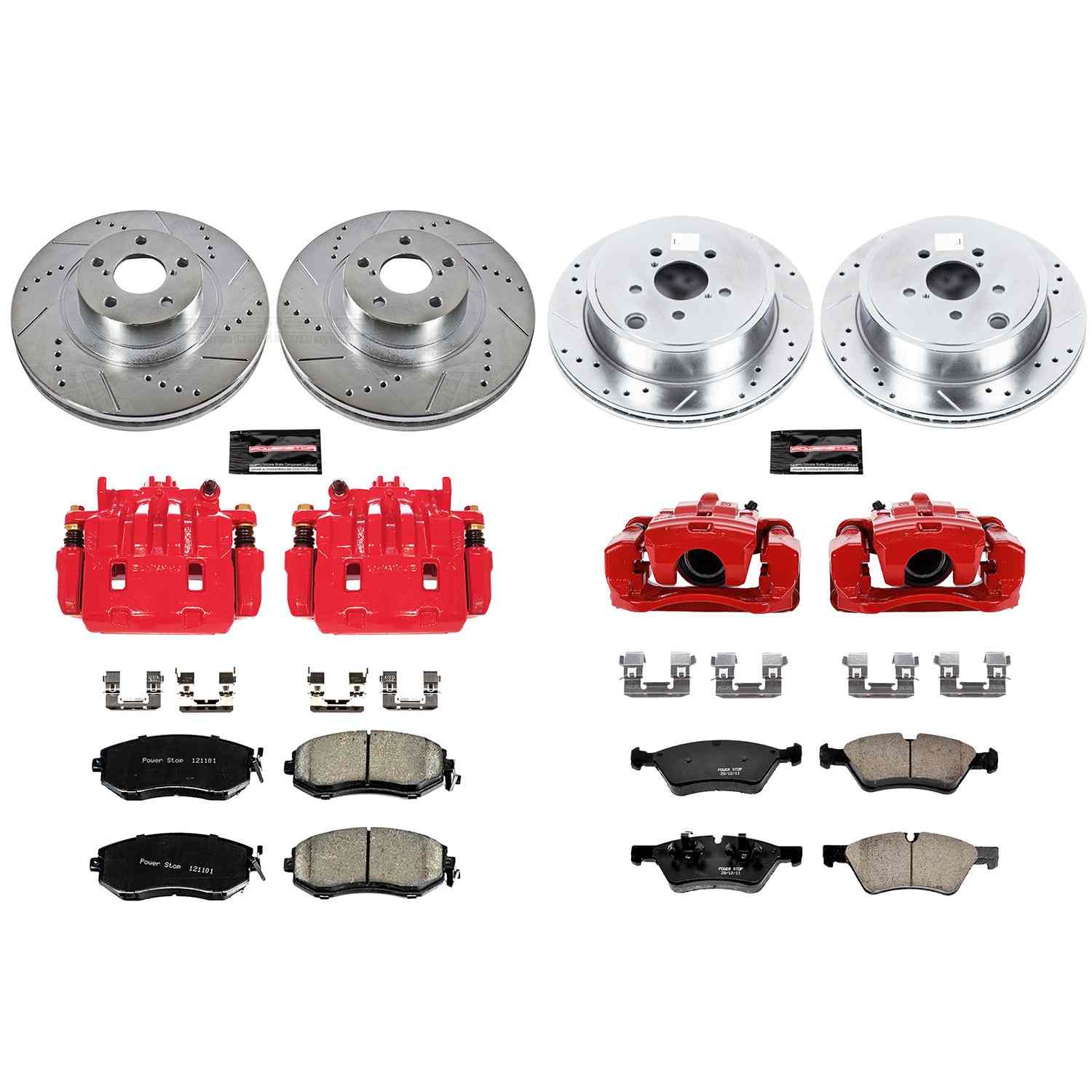 PowerStop Power Stop 13-16 Scion FR-S Z23 Evolution Kit w/ Calipers - Front and Rear KC6164