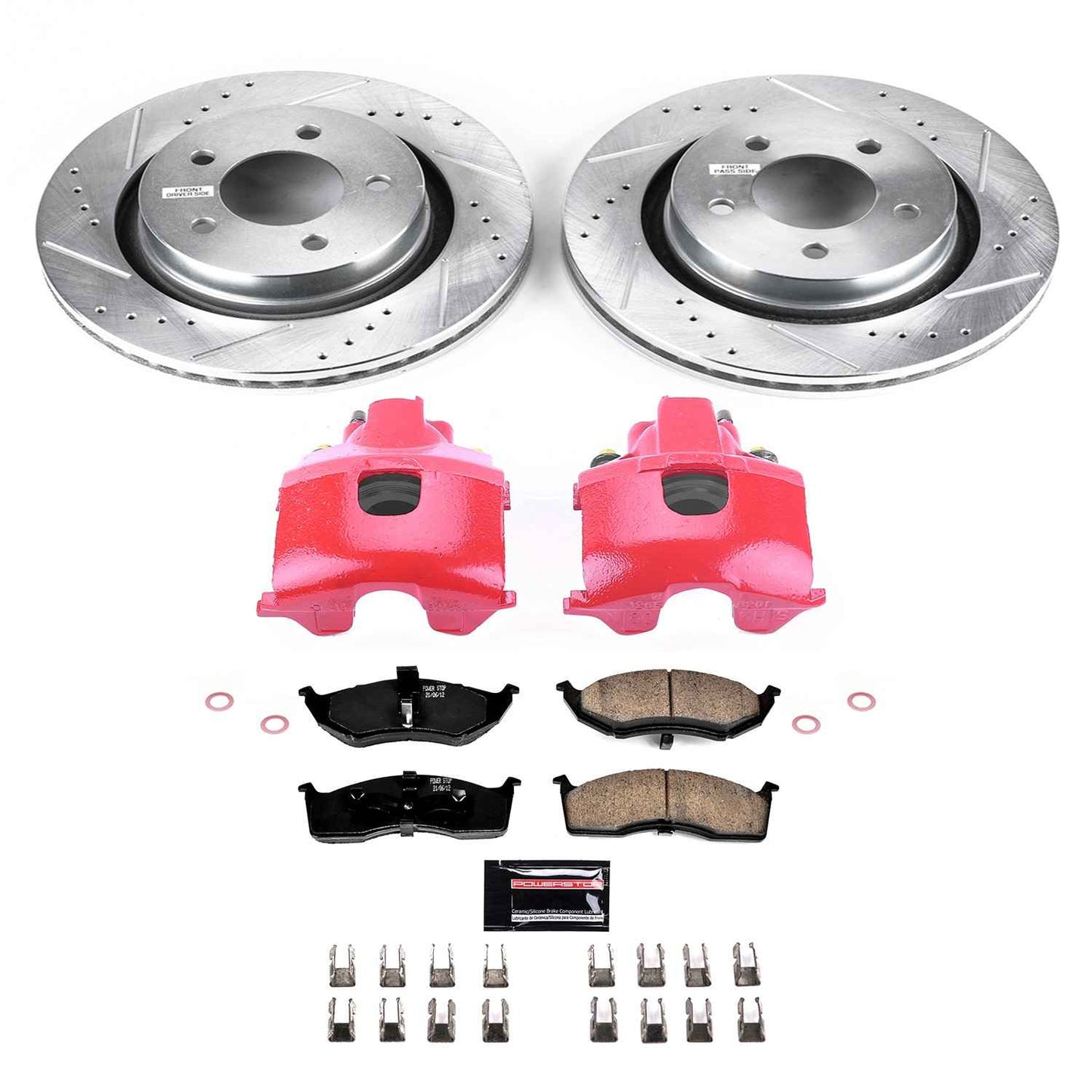 PowerStop Power Stop 00-04 Chrysler Concorde Z23 Evolution Kit w/ Calipers - Front KC6179
