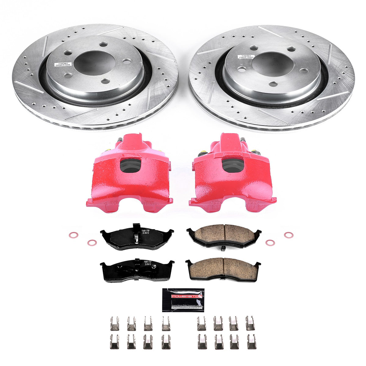 PowerStop Power Stop 00-04 Chrysler Concorde Z23 Evolution Kit w/ Calipers - Front KC6179