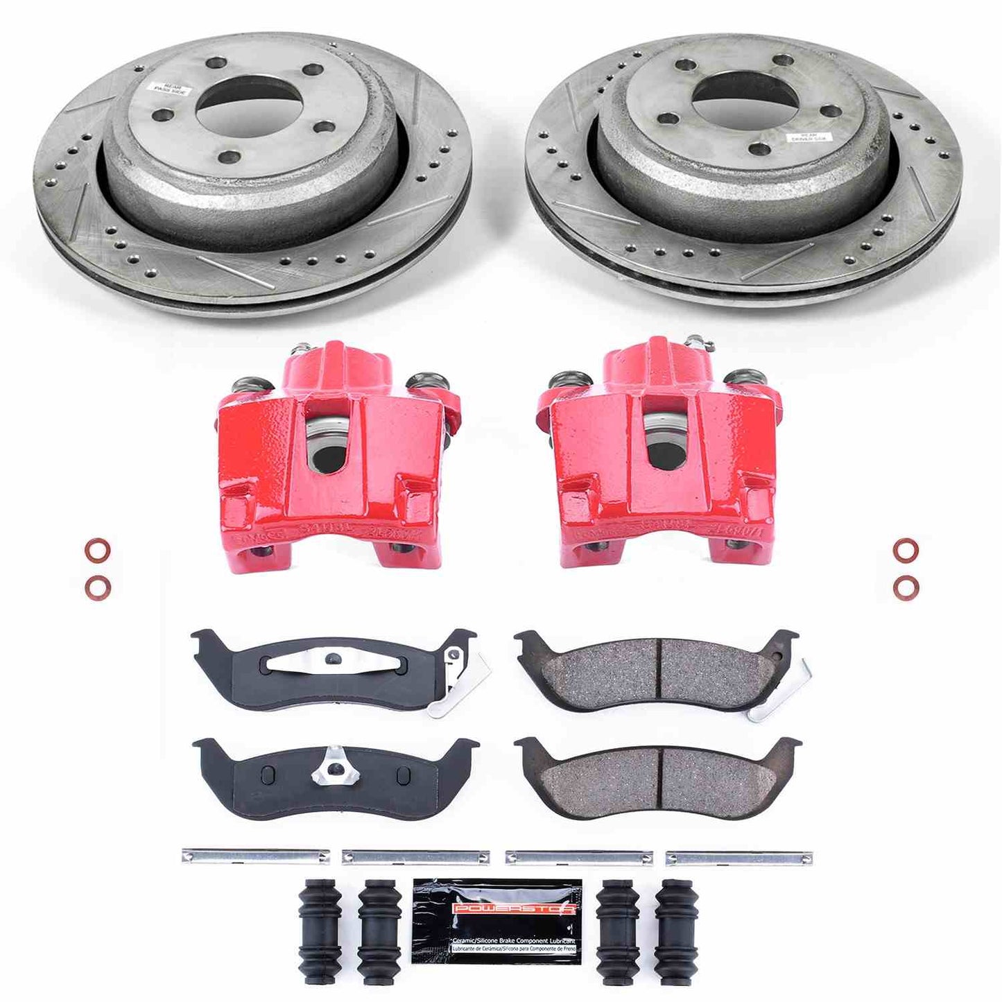 PowerStop Power Stop 10-11 Ford Ranger Z23 Evolution Kit w/ Calipers - Rear KC6181
