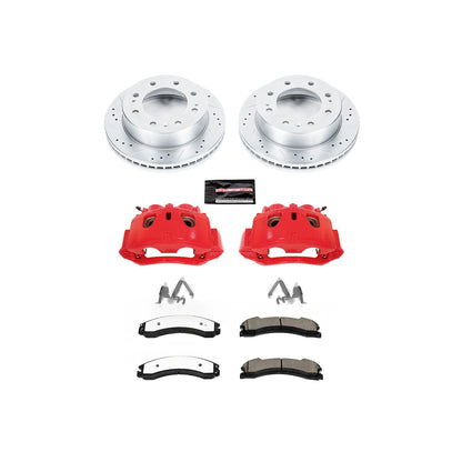 PowerStop Power Stop 12-19 Chevrolet Silverado 2500 HD Front Z36 Truck & Tow Brake Kit w/Calipers KC6258-36