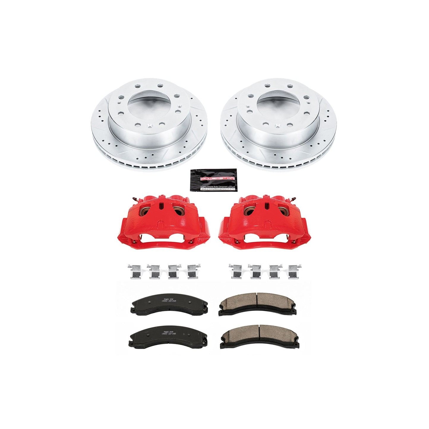 PowerStop Power Stop 12-19 Chevrolet Silverado 2500 HD Z23 Evolution Kit w/ Calipers - Front KC6258