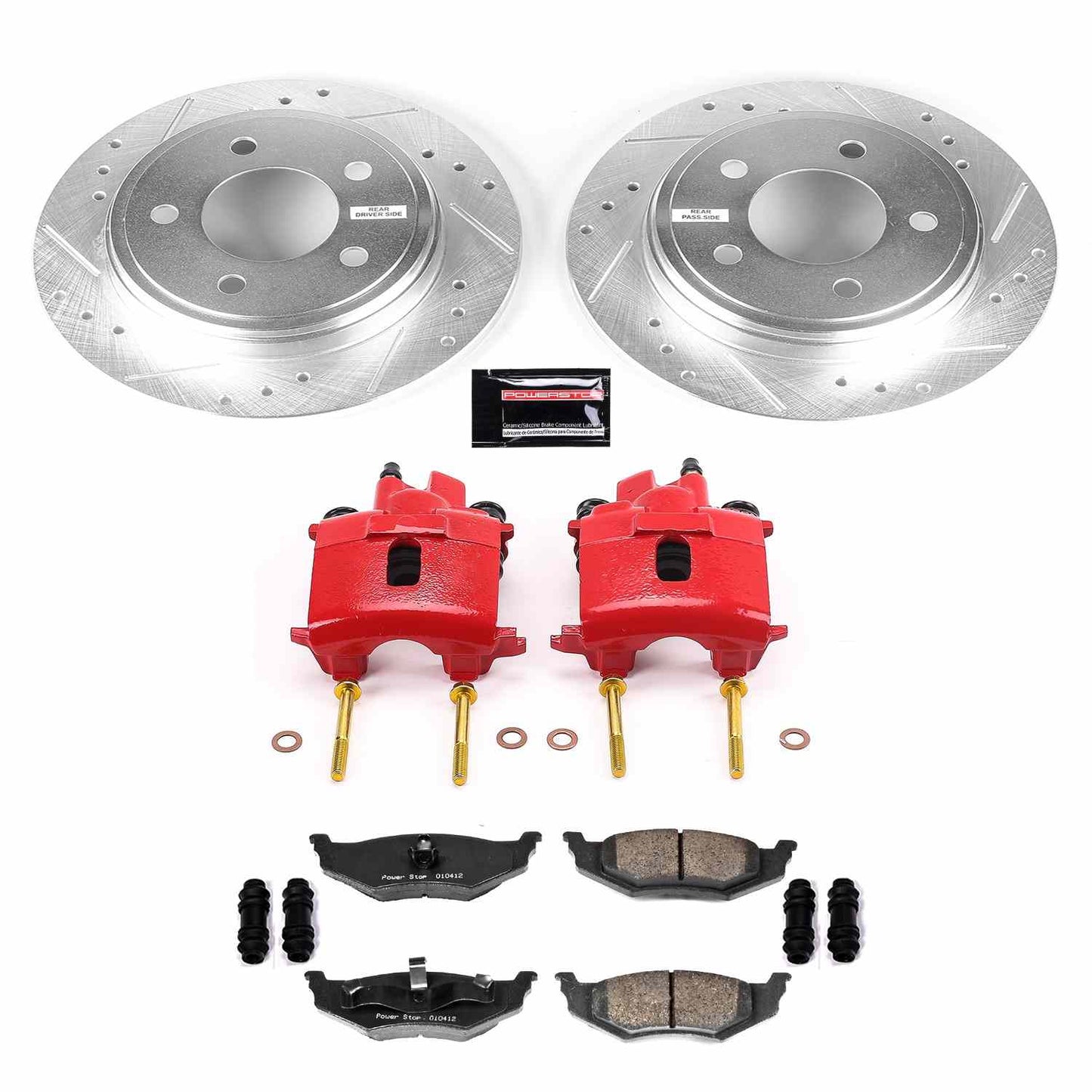 PowerStop Power Stop 99-04 Chrysler 300M Z23 Evolution Kit w/ Calipers - Rear KC6263